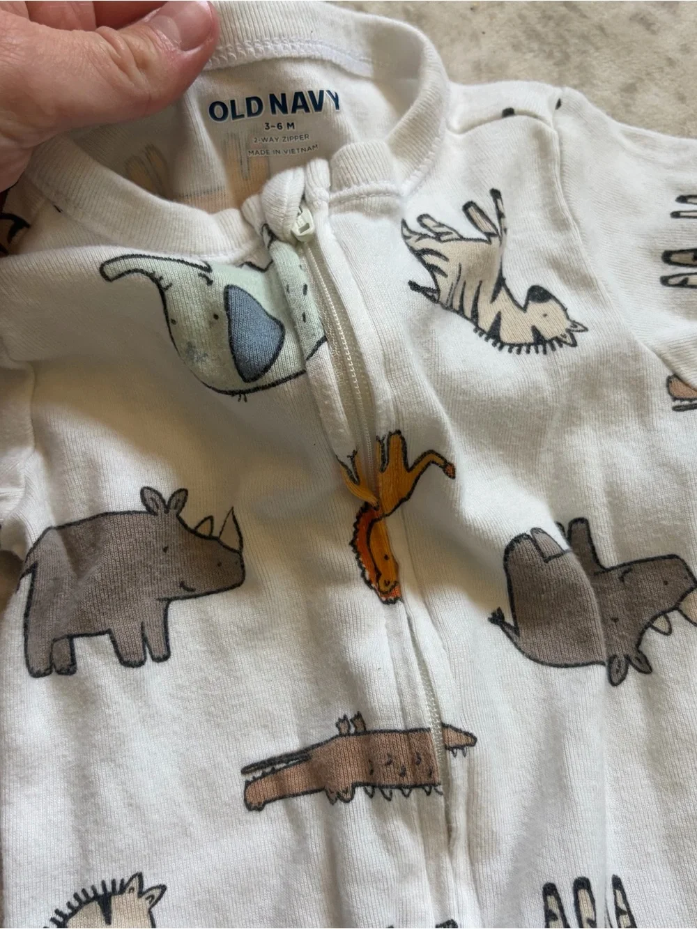 Baby boy 3-6 months bundle - 1 outfit, 1 sleeper, 1 pair of crown & ivy khaki sh